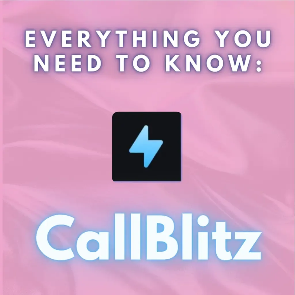 CallBlitz logo with text highlighting key insights and free demo.