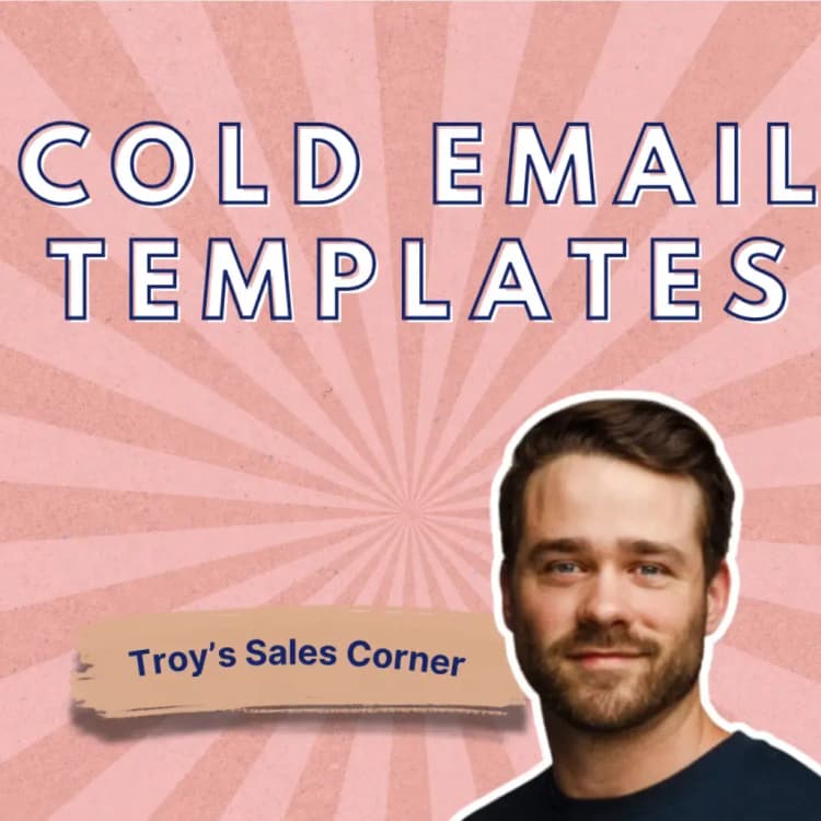 Cold email templates guide by Troy Munson.